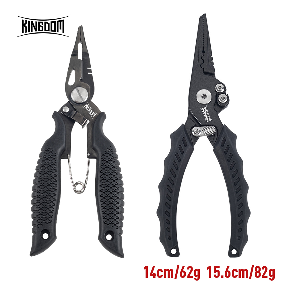 Fishing Hook Stainless Steel - Рыболовные плоскогубцы Kingdom, многофункциональные разъемные кольца,