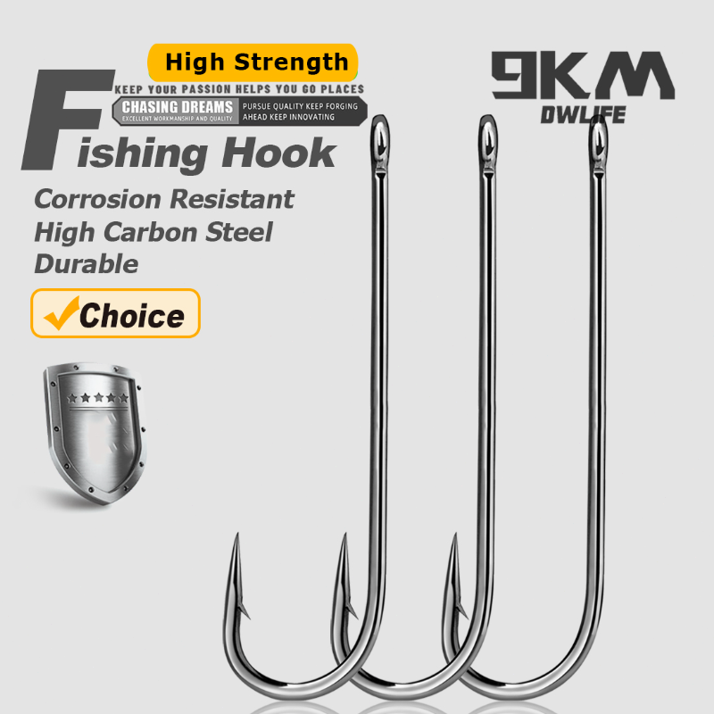 Fishing Hook Barbless - Рыболовные крючки 9KM Aberdeen с длинным