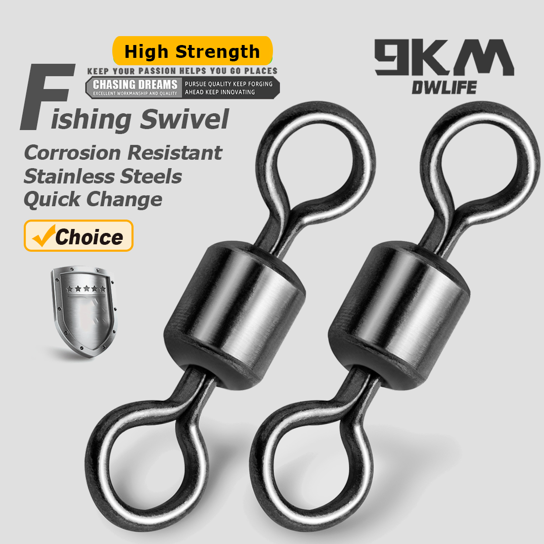 Fishing Hook Barbless - Рыболовный катящийся ствол, вертлюг, 50 шт.,