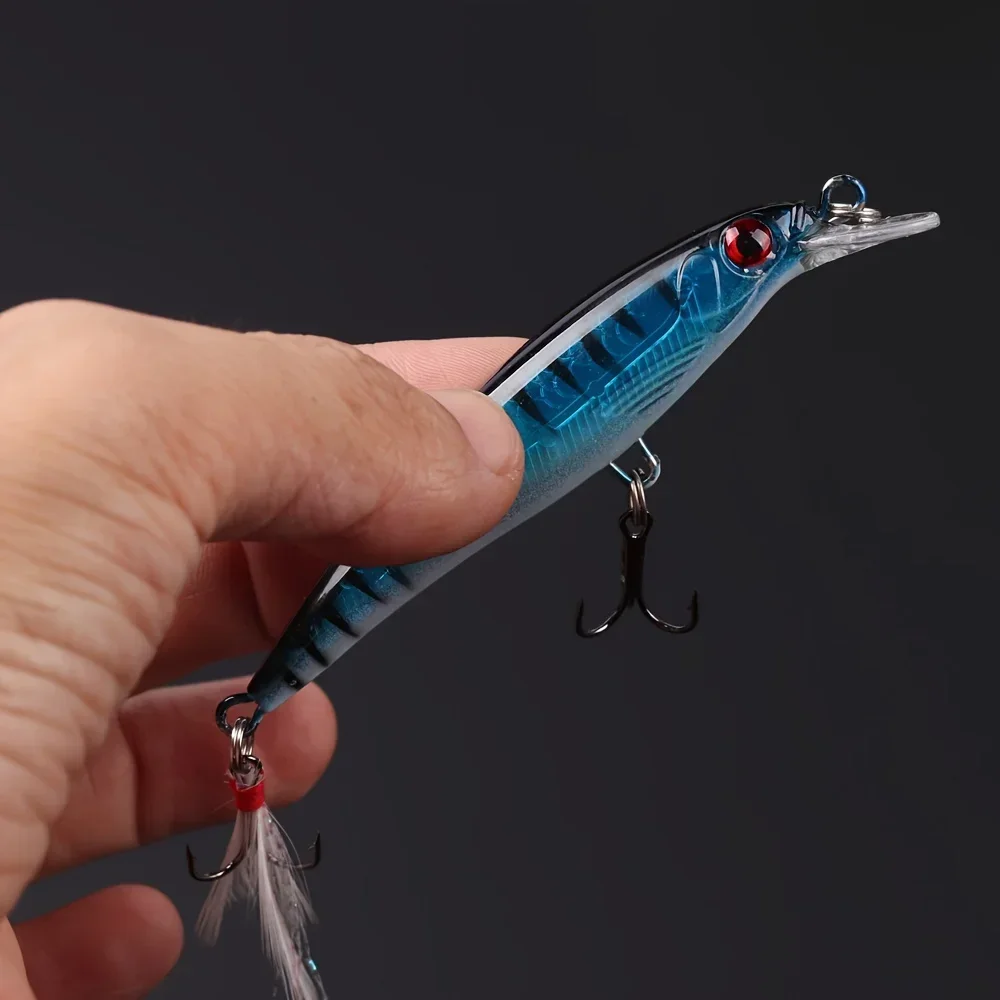Laser 3D Eyes Bionic Minnow Fi – обзор и цена Fishing Hook Treble