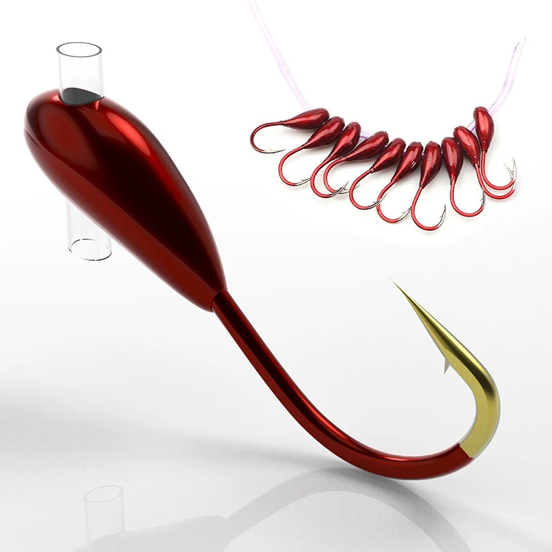 10/20 шт., зимний крючок для з – обзор и цена Fishing Hook Barbless