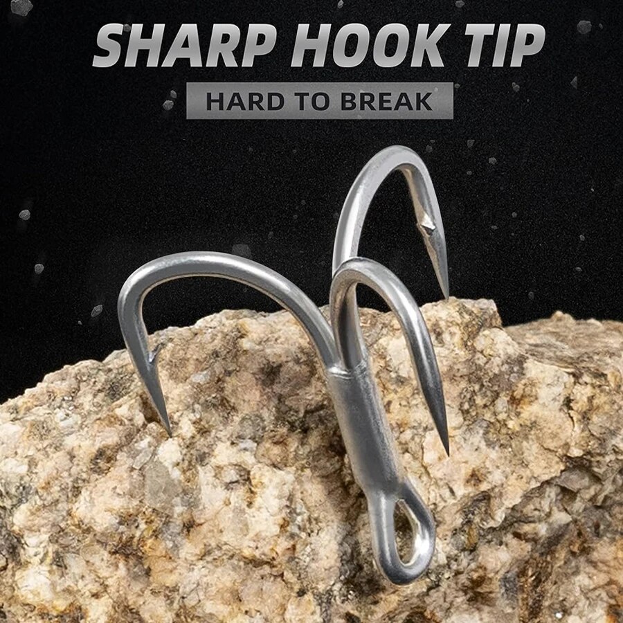 Рыболовные тройные крючки из в – обзор и цена Fishing Hook Barbless