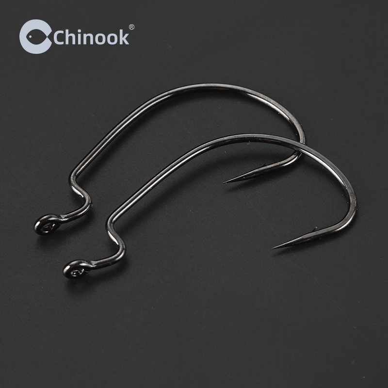 Chinook 20 шт., широкий червяч – обзор и цена Fishing Hook Barbless