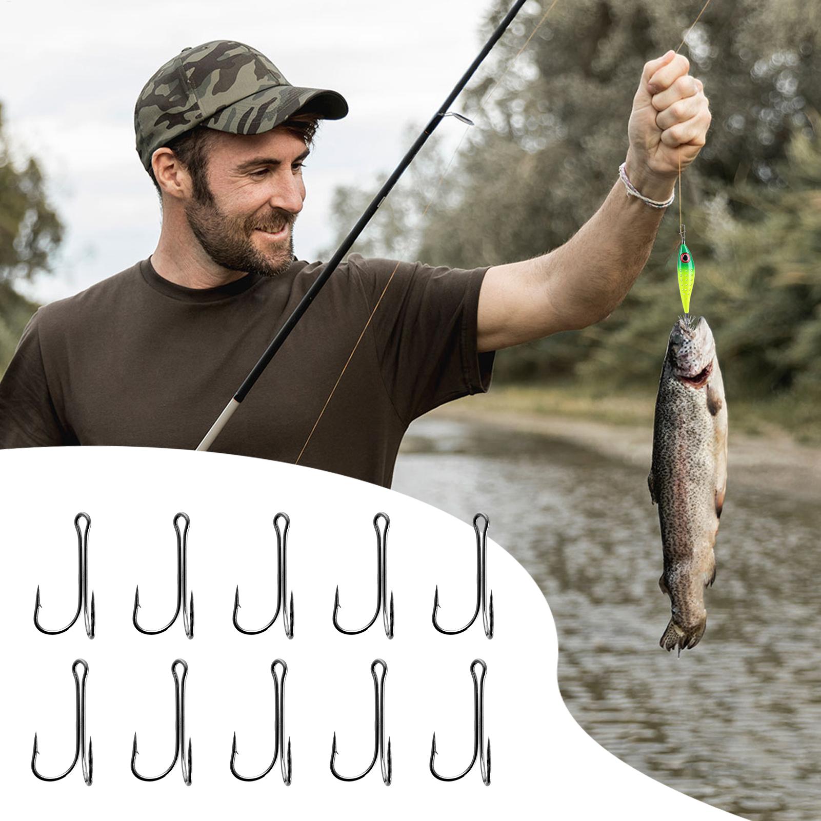 Крючки рыболовные с бородкой,  – обзор и цена Fishing Hook Treble